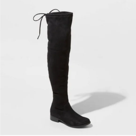 NIB memory foam tall black boots - Picture 4 of 7